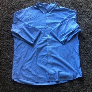 Blue and white Dockers long sleeve XL